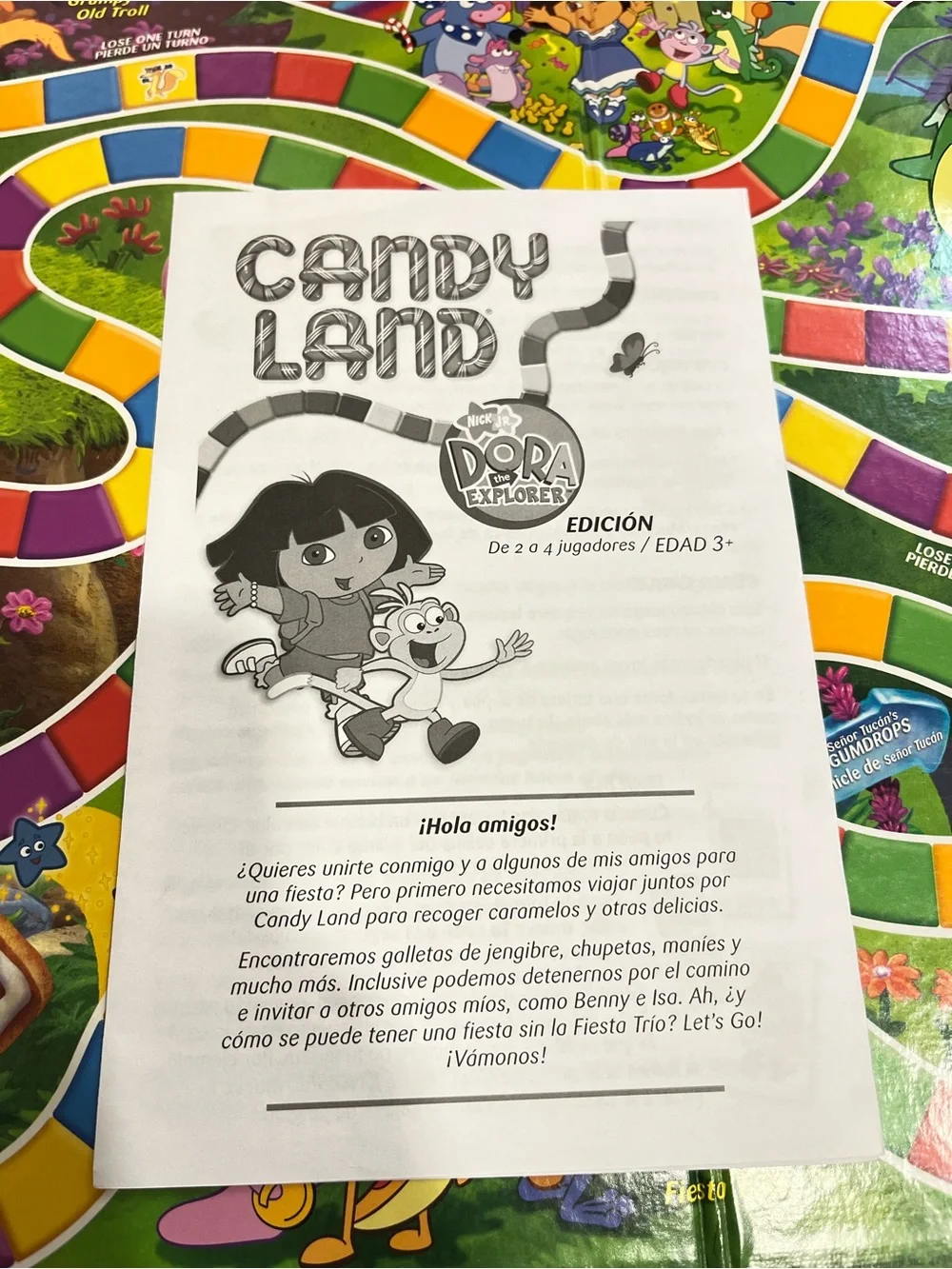 Vintage 2005 Milton Bradley Candy Land Dora The Explorer Edition